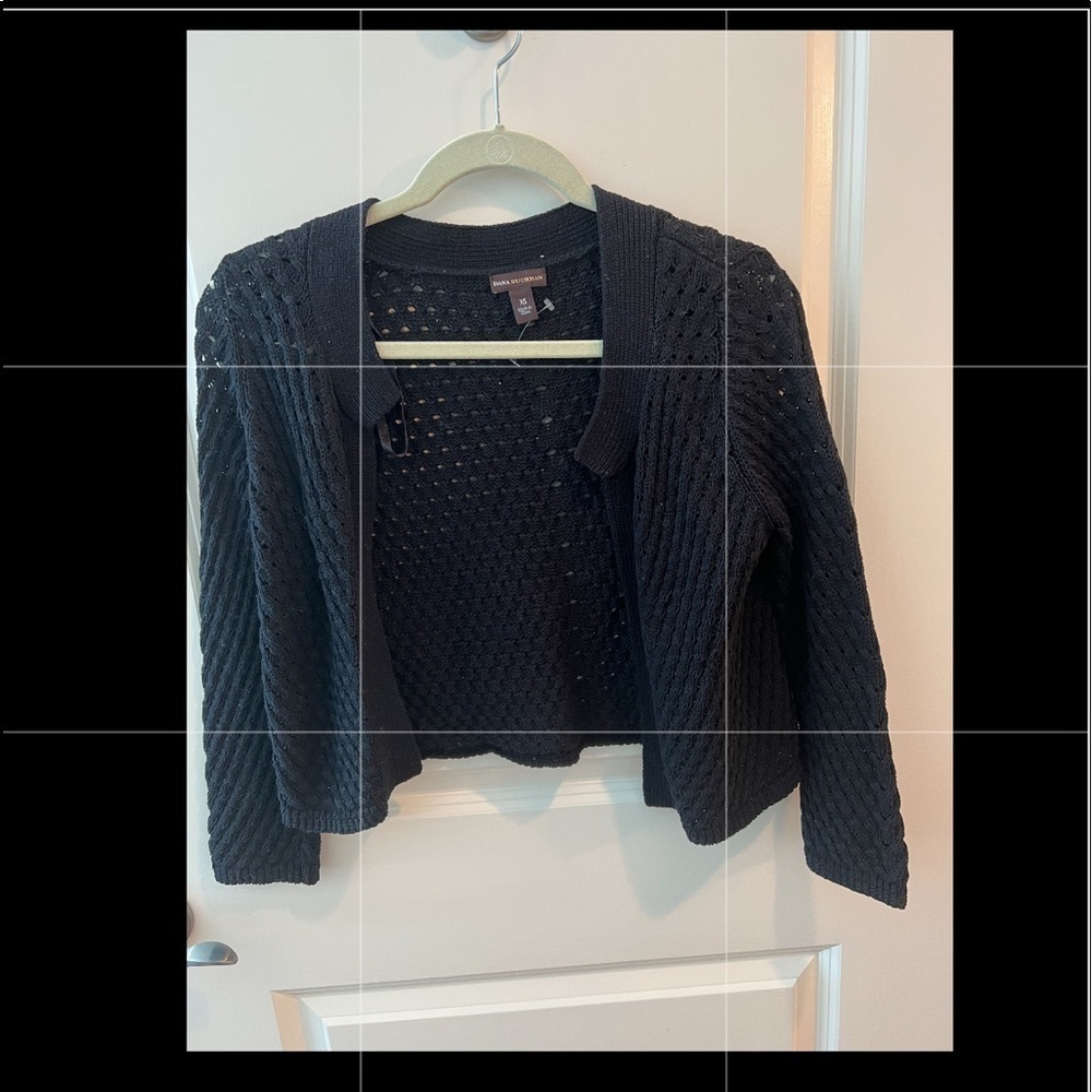 Dana Buchman Black  Cardigan size XS